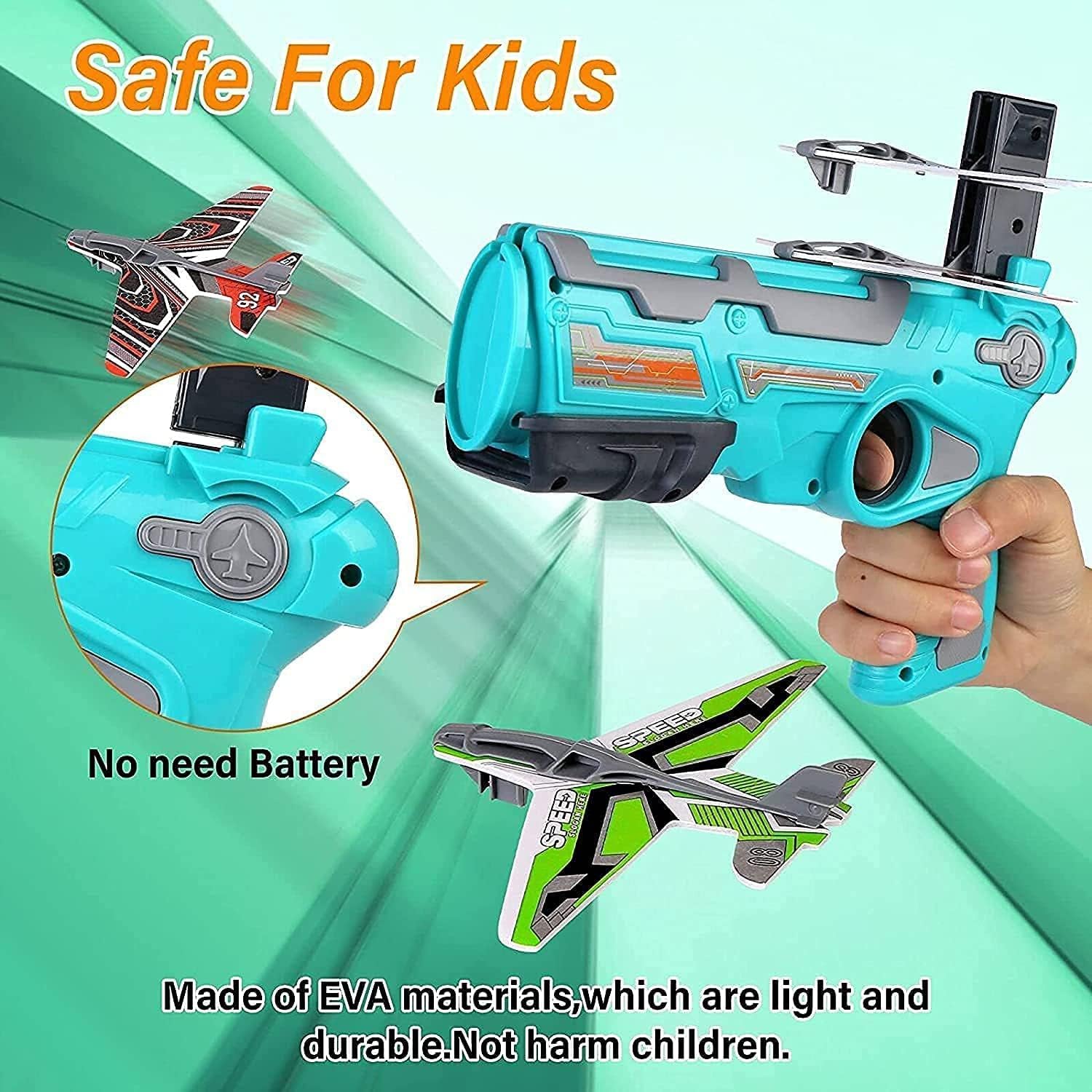 4413A Airplane Launcher Gun Toy with Foam Glider Planes, Outdoor Games for Children, Best Aeroplane Toys for Kids, Air Battle Gun Toys ( 5 Plane Include ) DeoDap 4413A Airplane Launcher Gun Toy with Foam Glider Planes, Outdoor Games for Children, Best Aeroplane Toys for Kids, Air Battle Gun Toys ( 5 Plane Include ) DeoDap